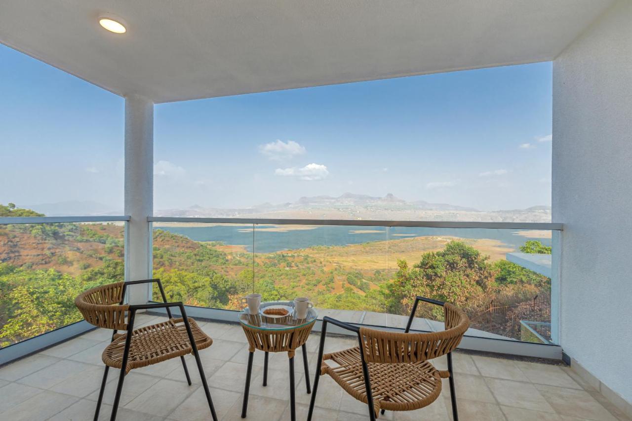 Saffronstays Kaia Waters By Kosha Villas, Pawna - Greek Style Villa With Panoramic View Of Pawna Lake Kolvan 外观 照片