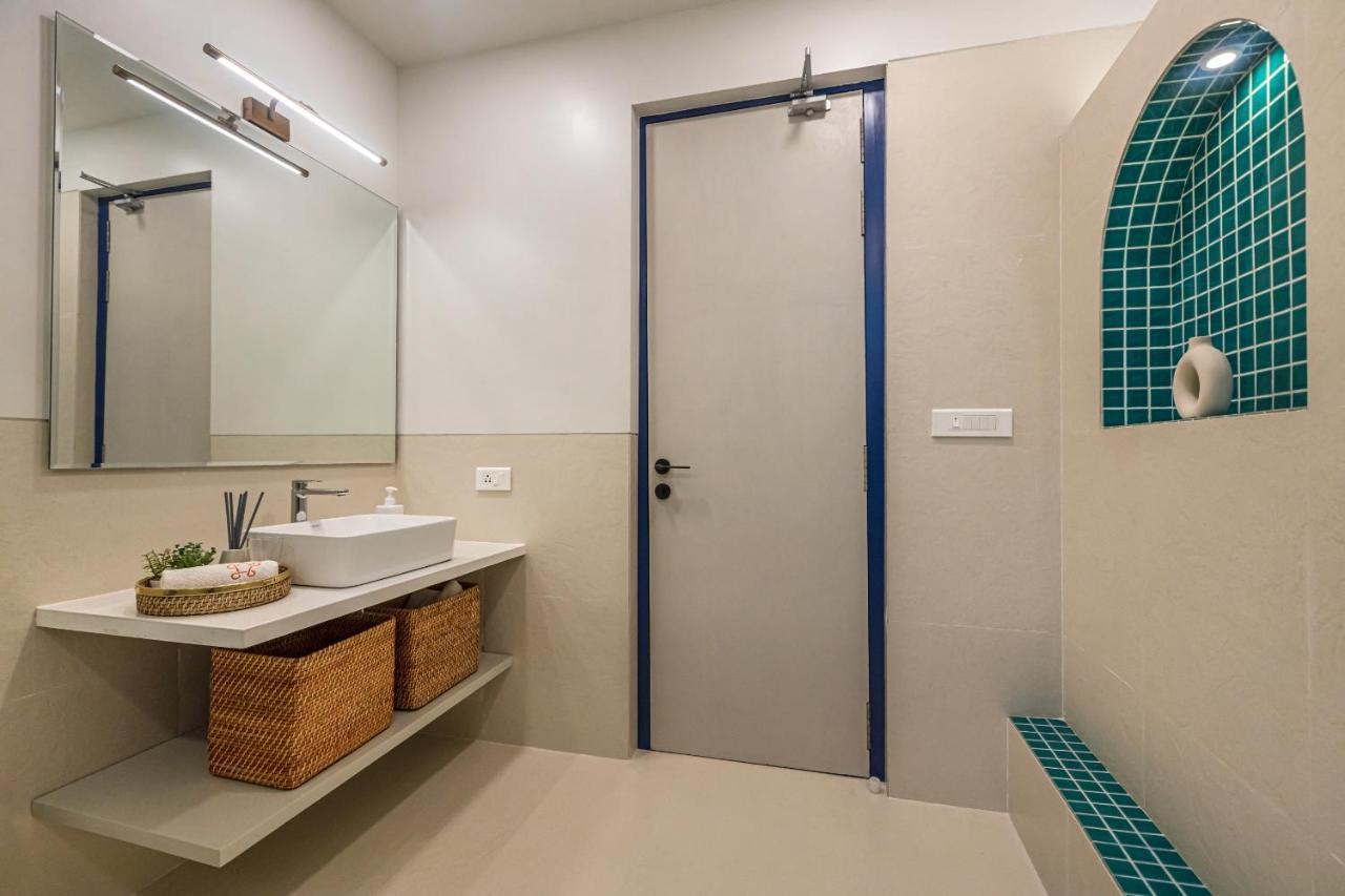 Saffronstays Kaia Waters By Kosha Villas, Pawna - Greek Style Villa With Panoramic View Of Pawna Lake Kolvan 外观 照片